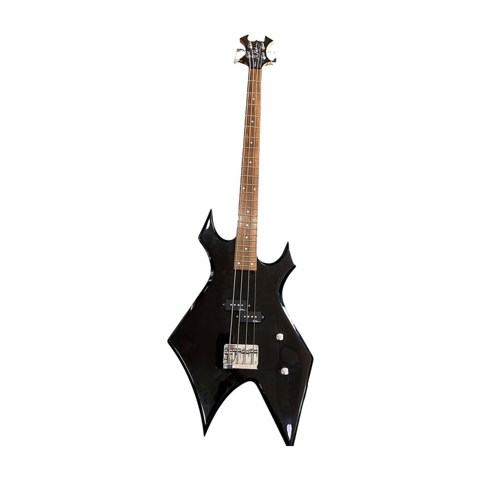 Warlock-Style Electric Bass — 4-String, Satin Black — Bob Music Store