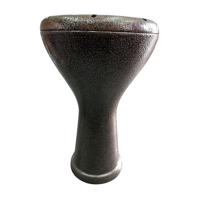 Antique Hammered-Metal Darbuka - Bronze & Copper Speckle — Bob Music Store