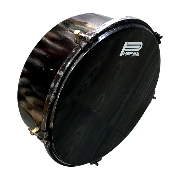 Power Beat Bass Drum (Tabl) - Black Marbled Finish, Made in Taiwan — Bob Music Store