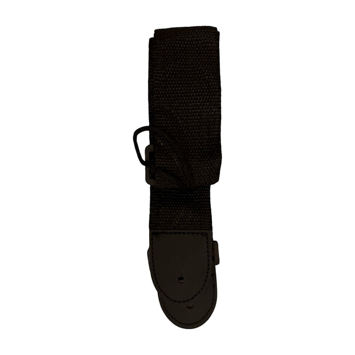 Guitar Strap — Plain Black Webbing — Bob Music Store