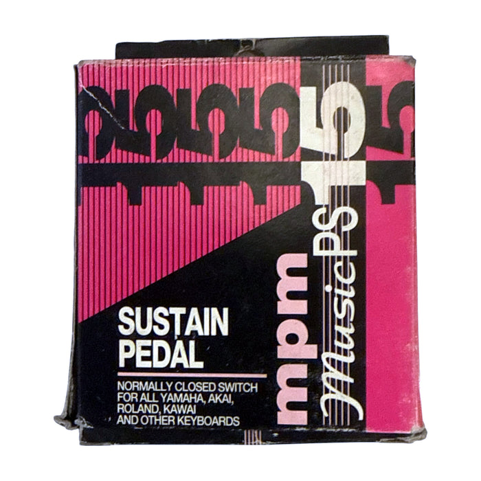 mpm Music PS15 Keyboard Sustain Pedal (Yamaha/Akai/Roland/Kawai Compatible) — Bob Music Store