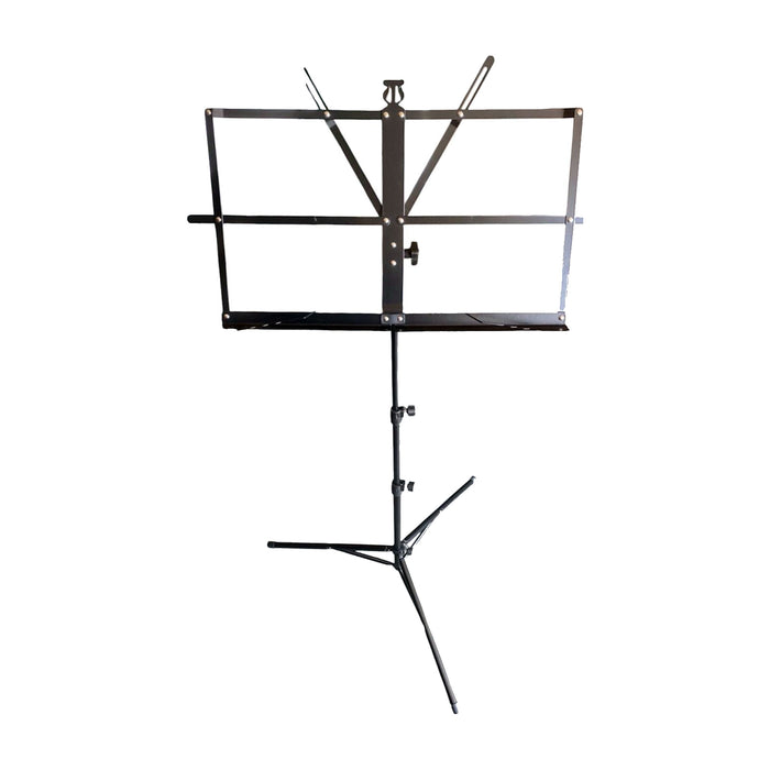 Orchestral Music Stand — Black Wire-Frame Desk, Lyre Clip — Bob Music Store