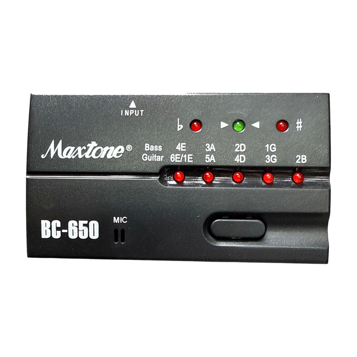 Maxtone BC-650 Chromatic Tuner — Guitar, Bass & Microphone — Bob Music Store