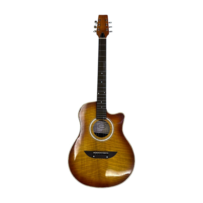 Sun & Sound 3920/BS Round-Back Acoustic Guitar — Honey Sunburst — Bob Music Store