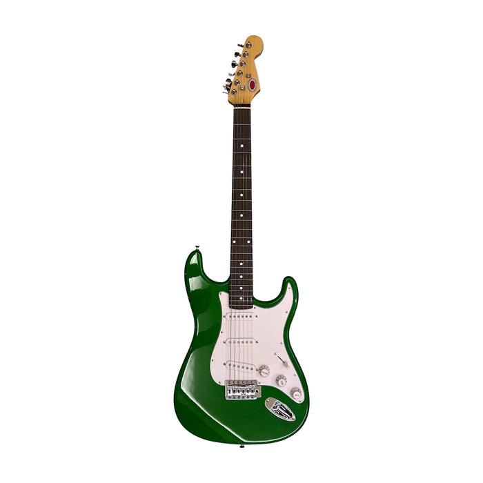 S-Style Electric Guitar — Gloss Green, SSS — Bob Music Store