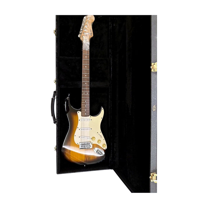 Squier Stratocaster — 2-Tone Sunburst, with Hardshell Case (Used) — Bob Music Store