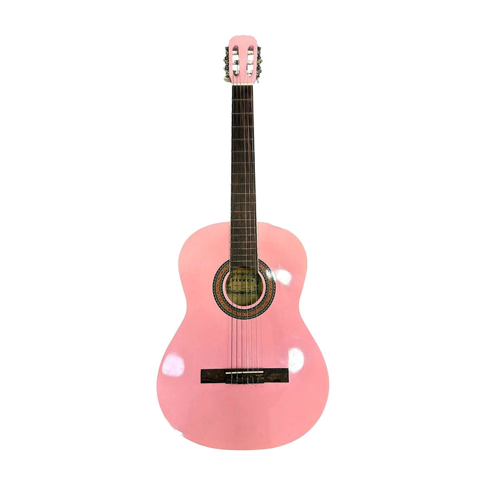 Fiesta Classical Guitar — Gloss Pink, Nylon Strings — Bob Music Store