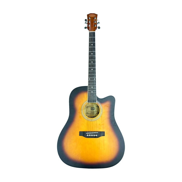Siltron 41″ Acoustic Guitar — Tobacco Sunburst Cutaway — Bob Music Store