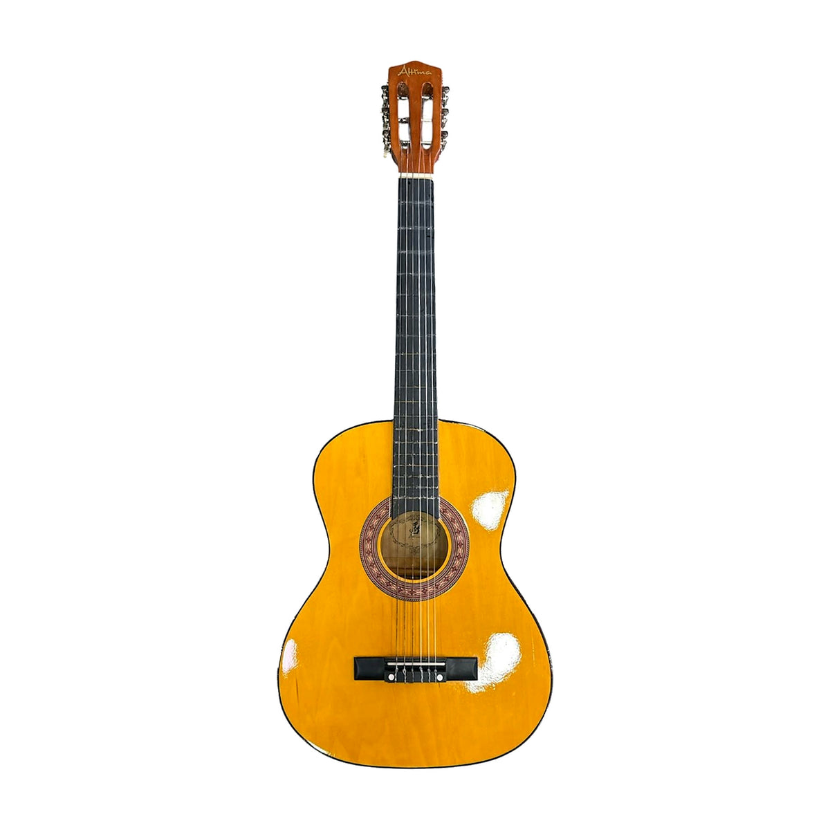 3/4 Classical Guitar — Amber Orange, Black Binding (Attima) — Bob Music Store