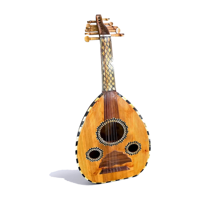 Mosaic Sadaf Oud — Full Mother-of-Pearl Marquetry Showpiece — Bob Music Store