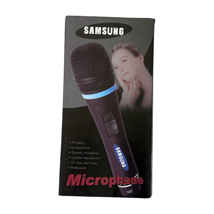 Dynamic Vocal Microphone — Black/Purple Body, Pale Blue Accent (Boxed) — Bob Music Store