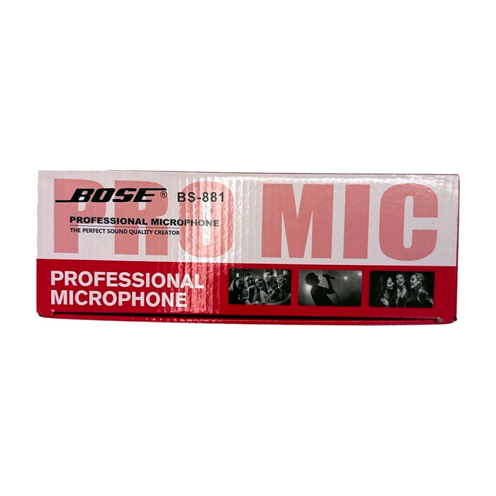Dynamic Vocal Microphone — Boxed, Red/White "Pro Mic" Packaging — Bob Music Store