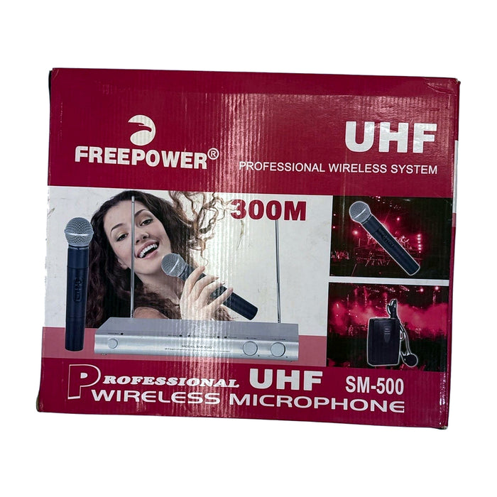 FreePower SM-500 UHF Wireless Dual Microphone System — Bob Music Store