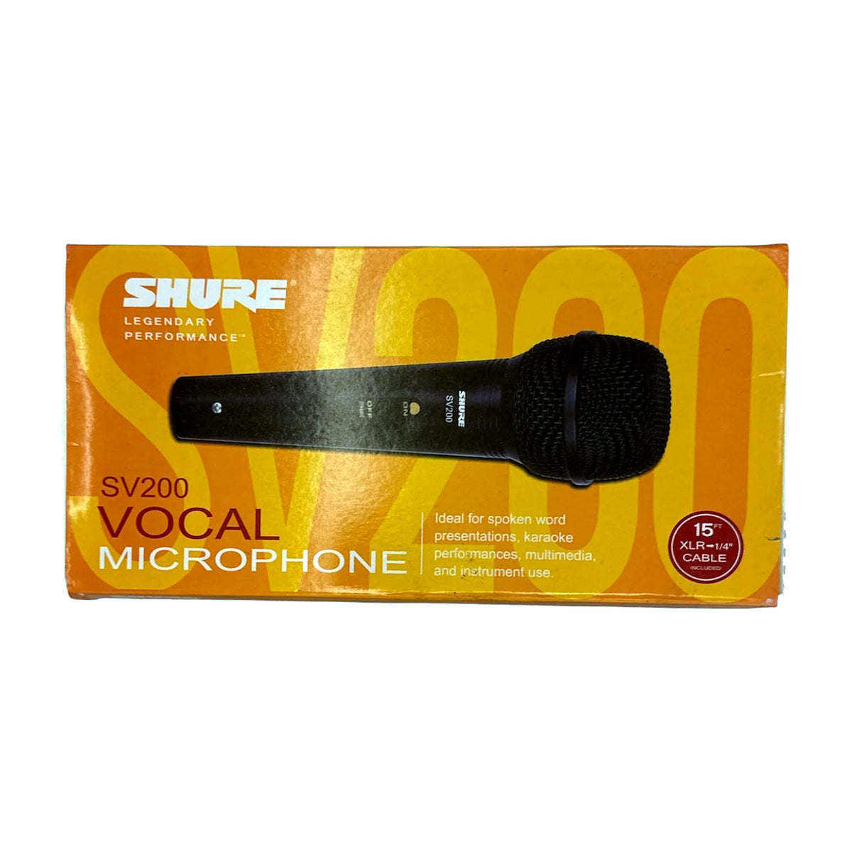 Shure SV200 Vocal Microphone with 15ft Cable — Bob Music Store