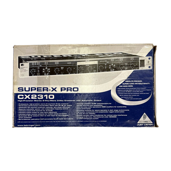 Behringer Super-X Pro CX2310 Stereo/Mono Crossover — Bob Music Store