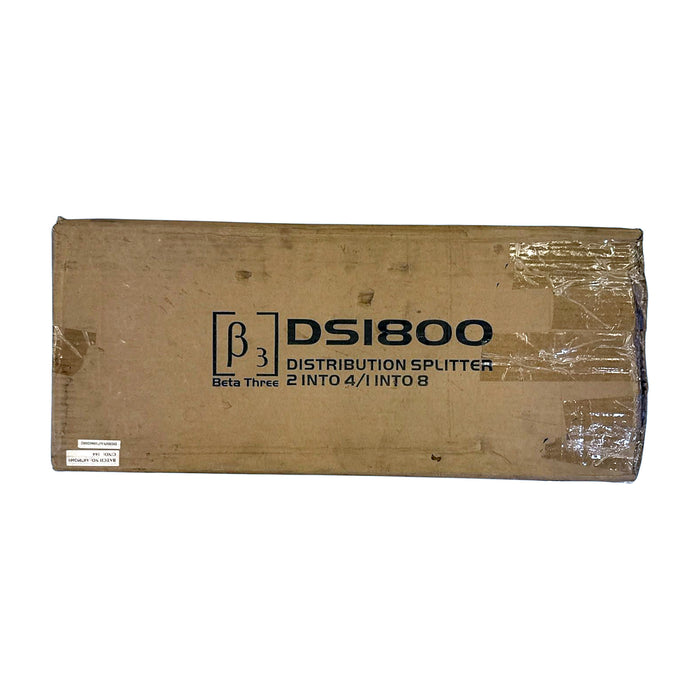 Beta Three DS1800 Audio Distribution Splitter/DI Rack Unit — Bob Music Store