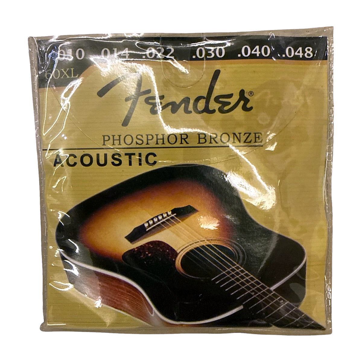 Fender 60XL Acoustic Strings — Phosphor Bronze, Extra Light .010-.048 — Bob Music Store