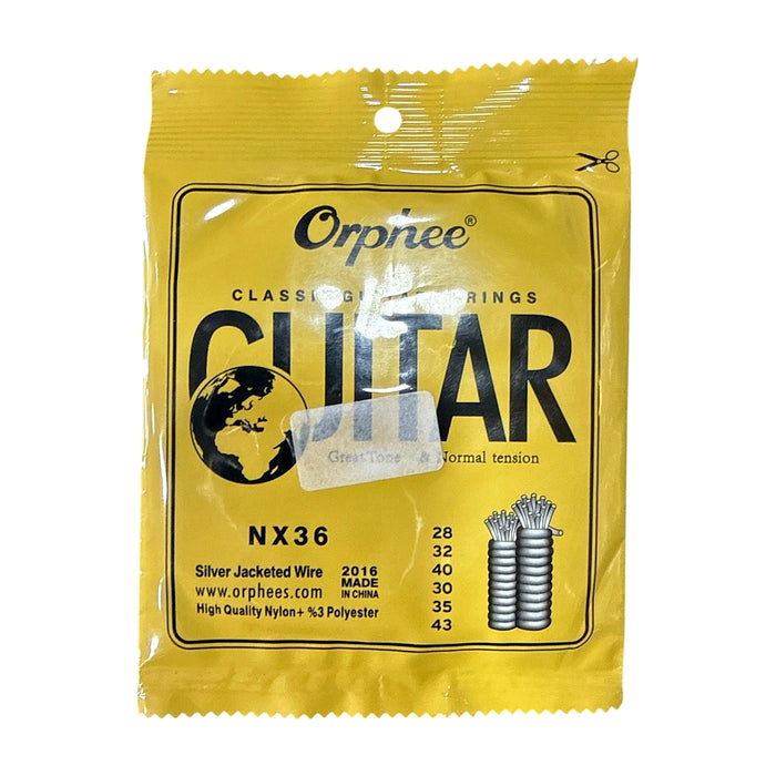 Orphee NX36 Classical Strings — Nylon, Silver Wound, Normal Tension — Bob Music Store