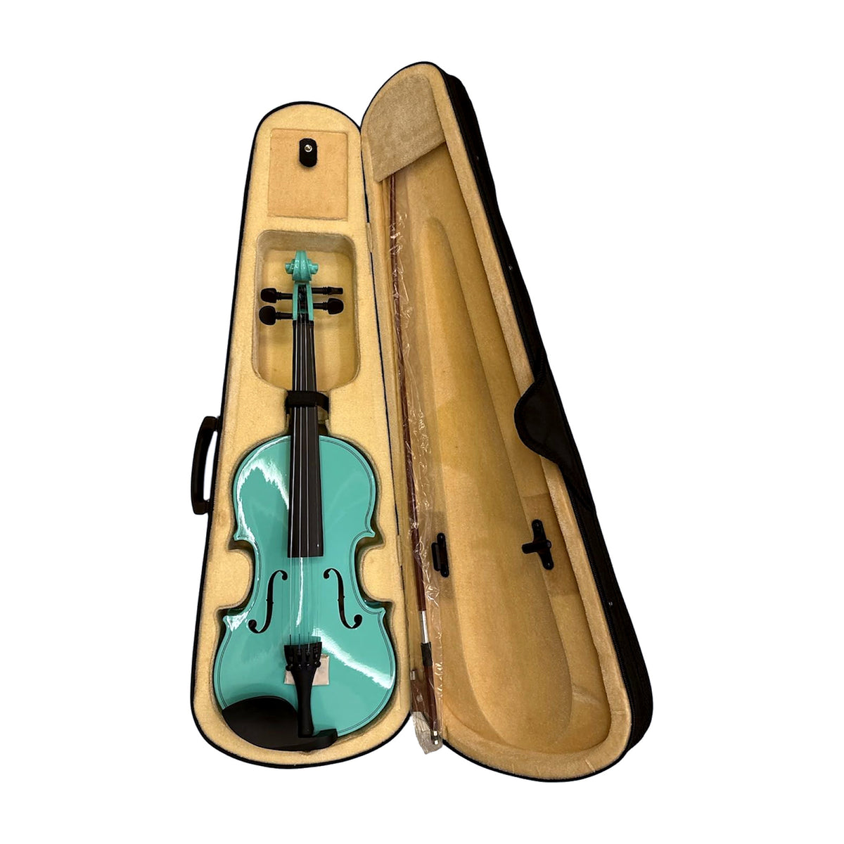 Student Violin 4/4 — Turquoise, with Case & Bow — Bob Music Store
