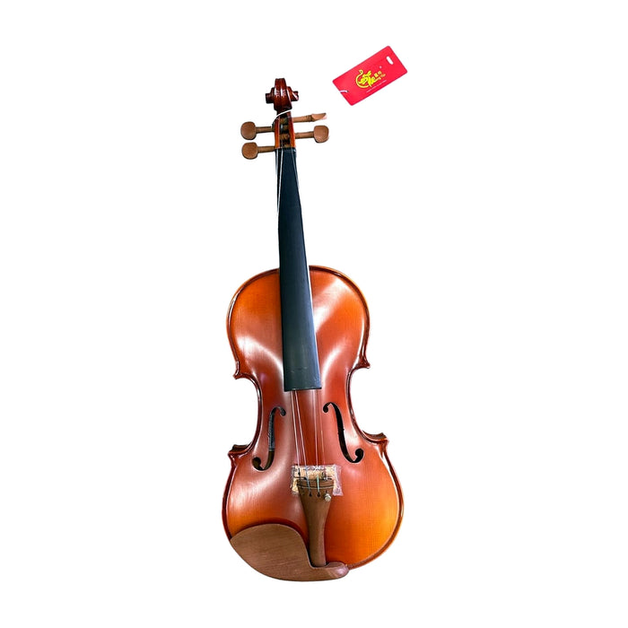 Student Violin 4/4 — Satin Amber, Wooden Pegs & Tailpiece — Bob Music Store